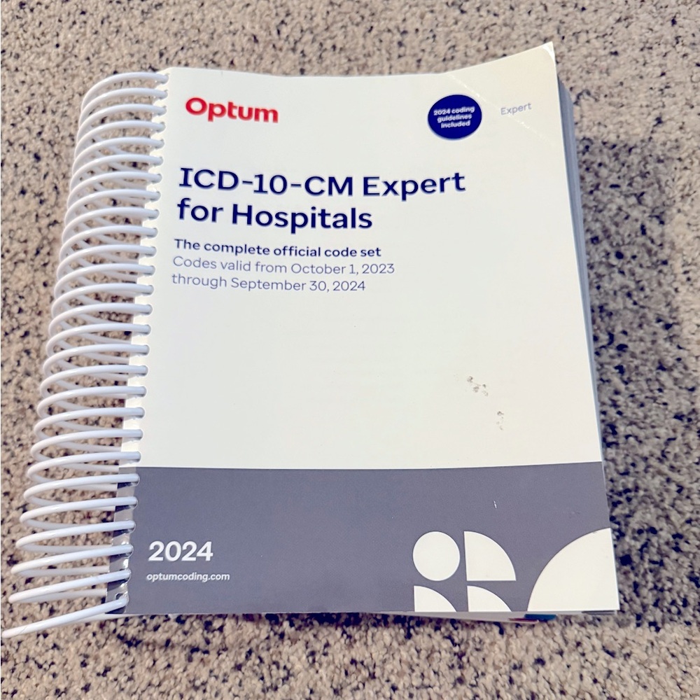 Optum ICD 10 CM Expert for Hospitals Coding Book